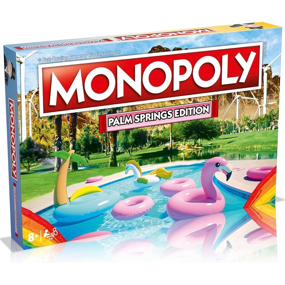New! Monopoly Palm Springs Edition Board Game